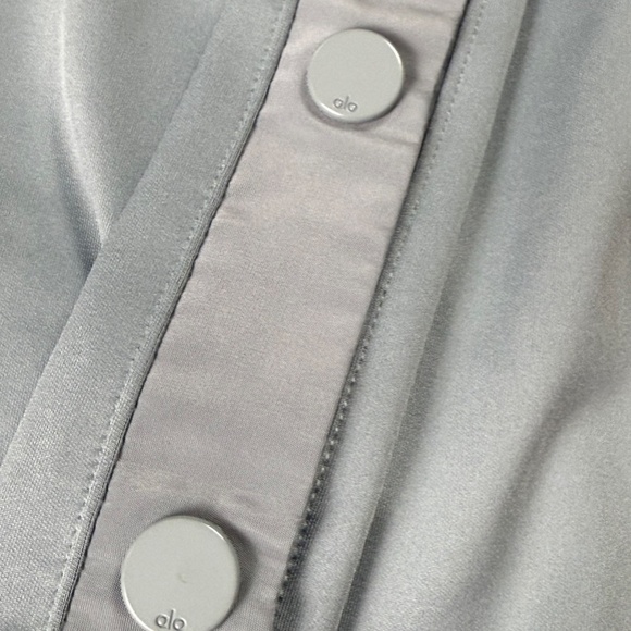 Alo Airlift High-Waist 7/8 Game Changer Legging Cosmic Gray Sz S 30" Inseam - Picture 4 of 10